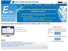 Tablet Screenshot of ebill.hcmtelecom.vn